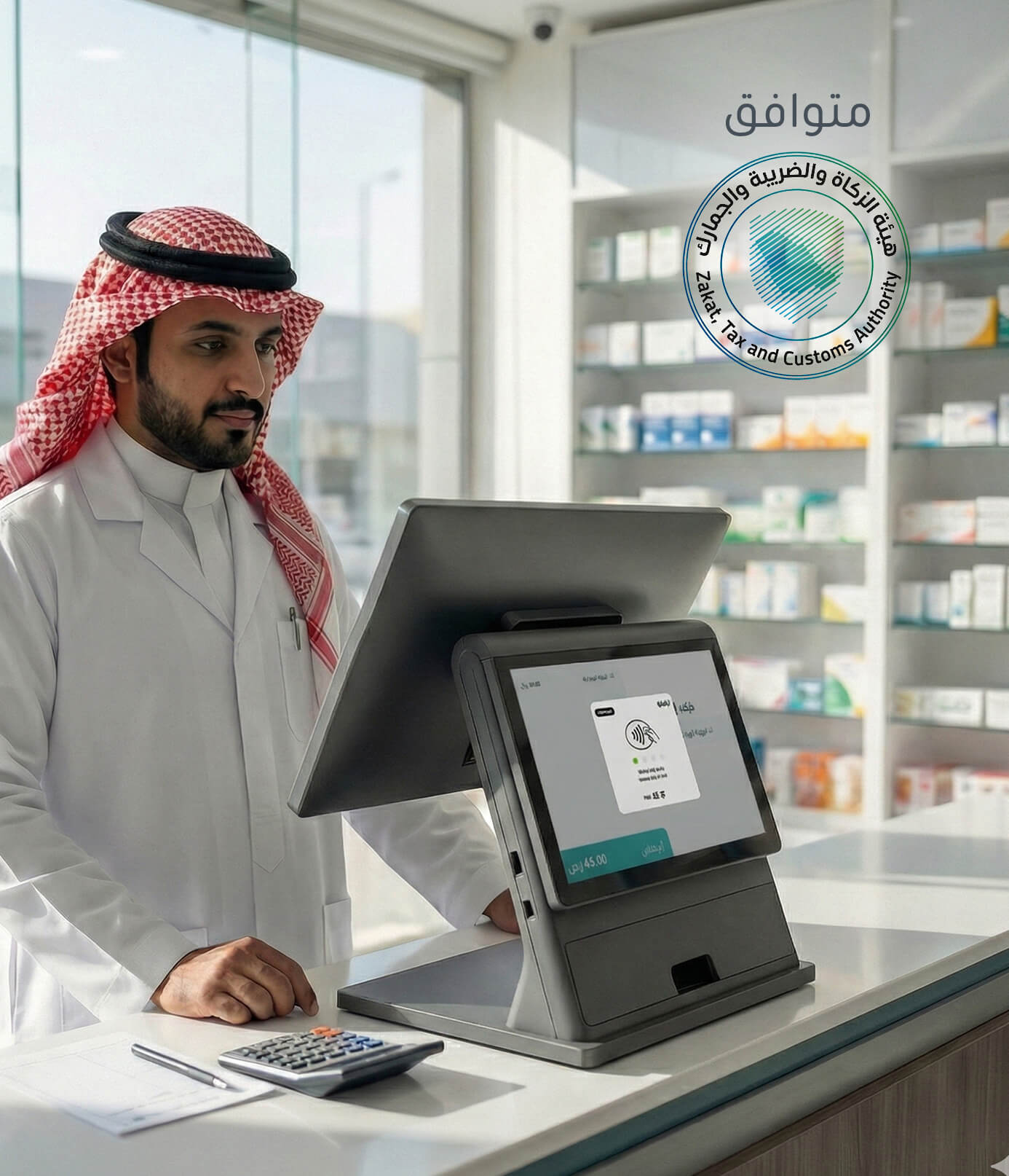 برنامج محاسبة وكاشير متوافق دائمًا مع هيئة الزكاة والضريبة