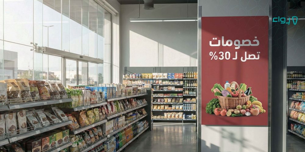 تطبيق العروض الترويجية في رواء للسوبرماركت والتموينات تطبيق العروض الترويجية في رواء للسوبرماركت والتموينات