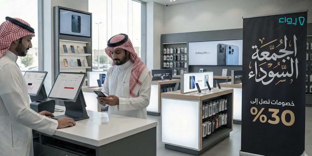 كيف تضاعف مبيعاتك في الجمعة السوداء 2023 مع برنامج رواء؟ كيف تضاعف مبيعاتك في الجمعة السوداء 2023 مع برنامج رواء؟